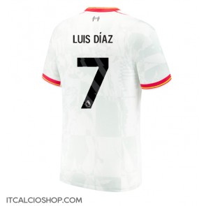 Liverpool Luis Diaz #7 Terza Maglia 2024-25 Manica Corta